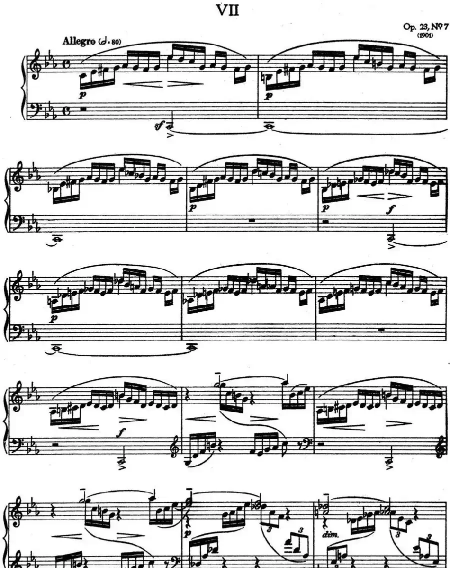 10 Preludes Op.23（拉赫玛尼诺夫10首前奏曲·Ⅶ）