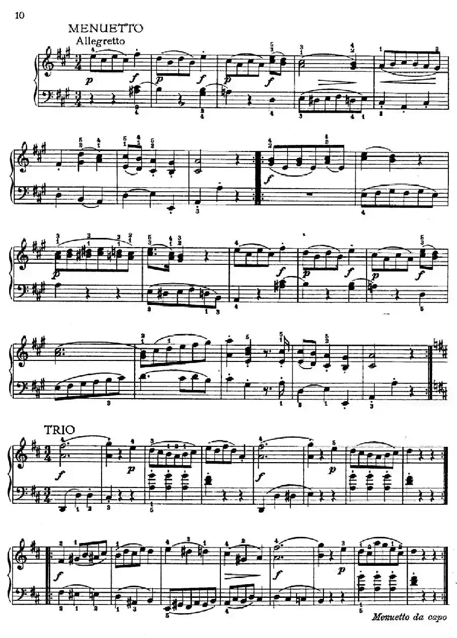 6 Viennese Sonatinas K.439b（6首维也纳小奏鸣曲·Ⅱ）