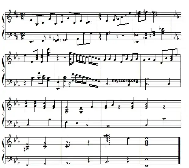 流行钢琴小曲：想着你