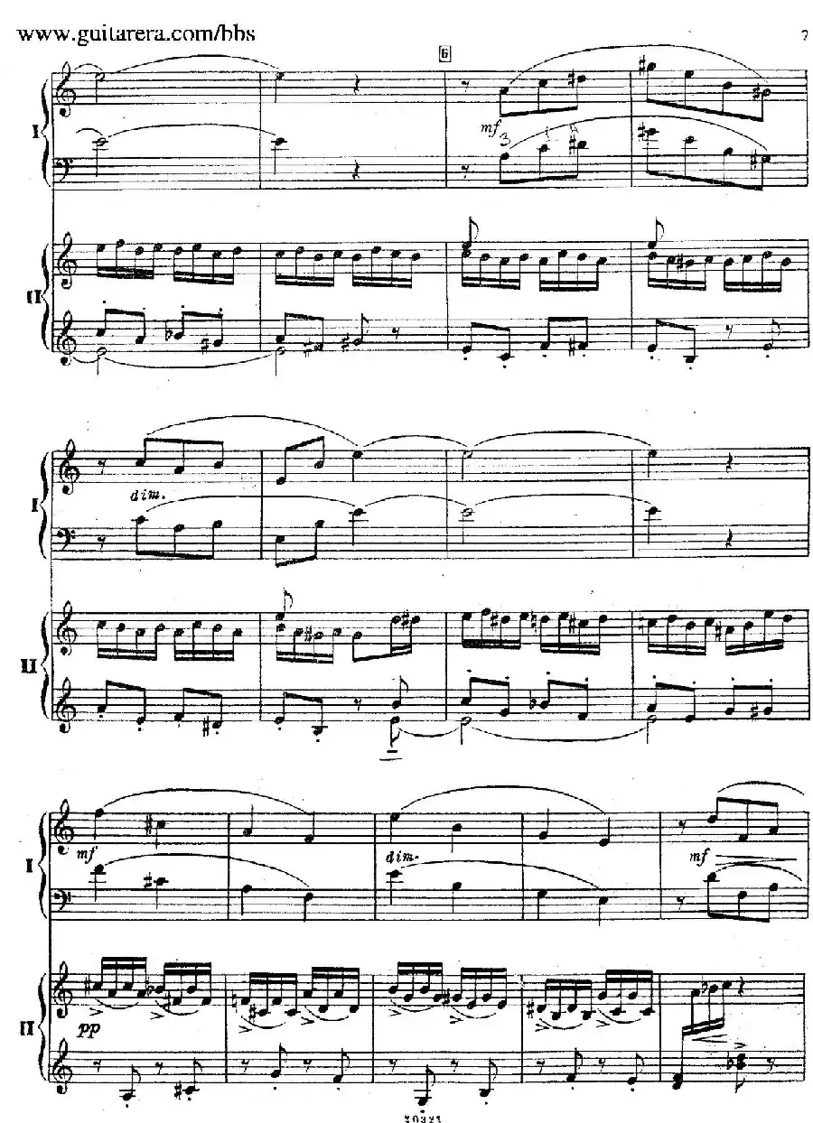 Rhapsody On A Theme Of Paganini Op.43（帕格尼尼主题狂想曲·双钢琴）（P1——20）