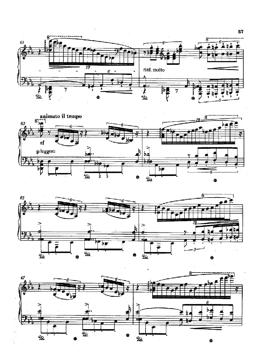12 Etudes d'execution Transcendante S.139（12首超技练习曲·7）
