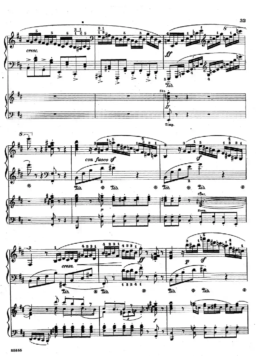 Capriccio Brillante in B Major Op.22（B大调华丽随想曲·双钢琴）