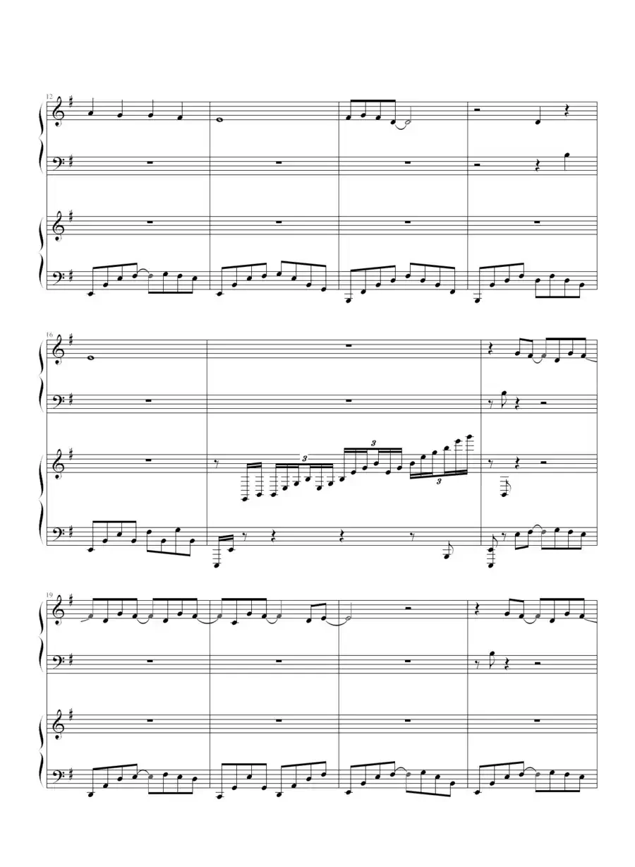 海浪（双钢琴）