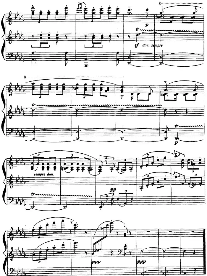 现代钢琴曲：6、哈巴涅拉