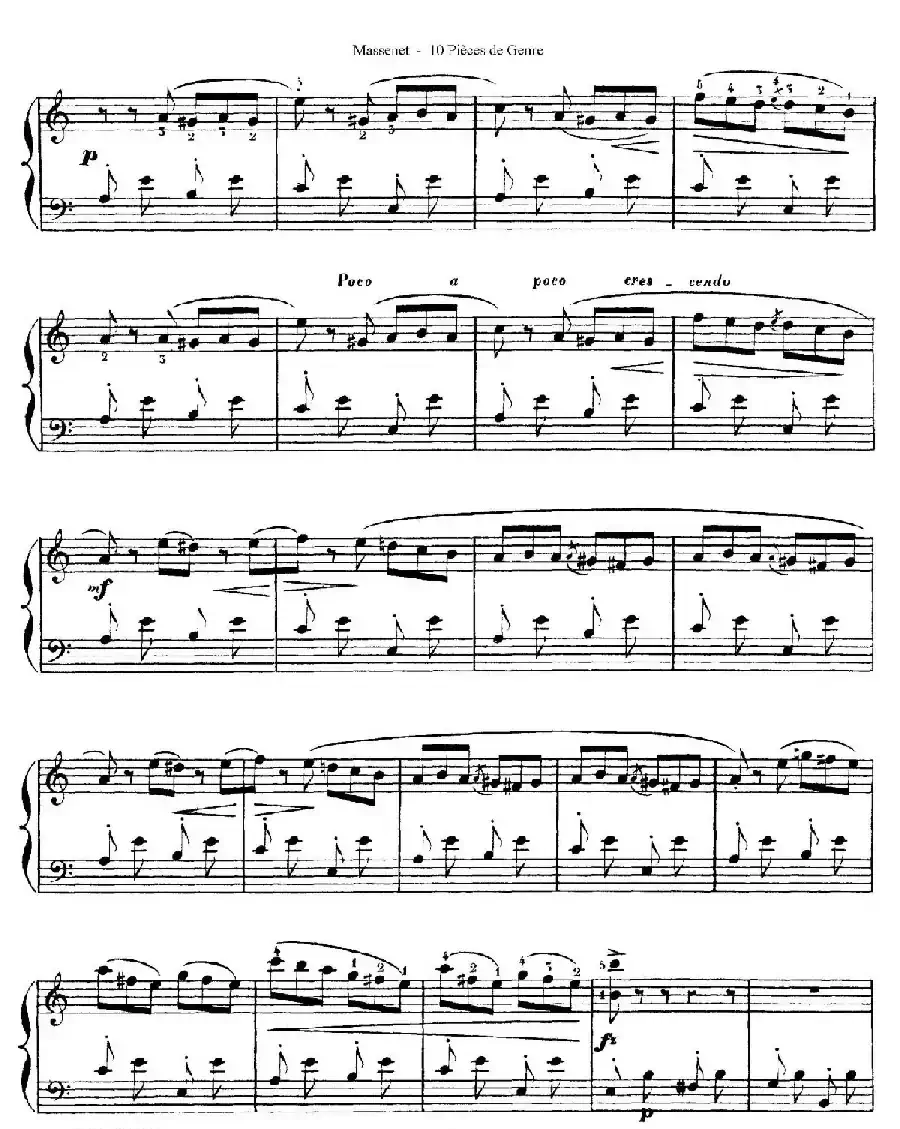 Dix Pièces de Genre Op.10（10首个性小品·Ⅵ）