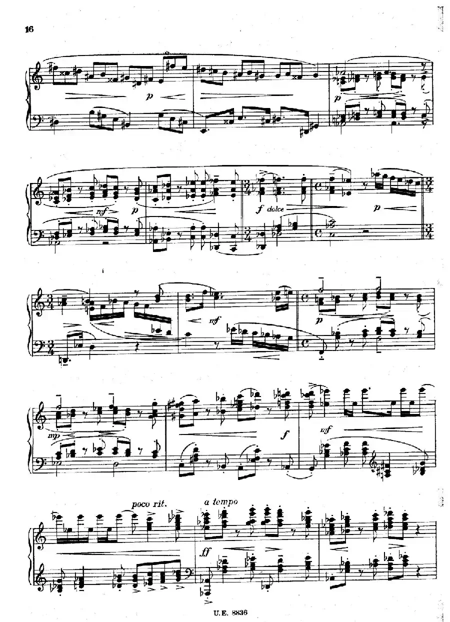 克热内克-第二钢琴奏鸣曲（Piano Sonata No.2 Op.59）