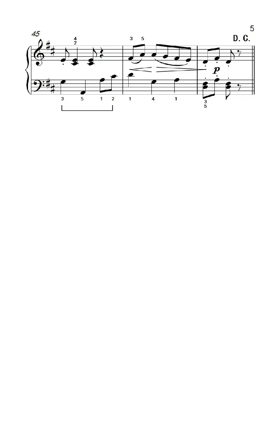 第三级 1.小步舞曲（中央音乐学院 钢琴（业余）考级教程 1-3级）