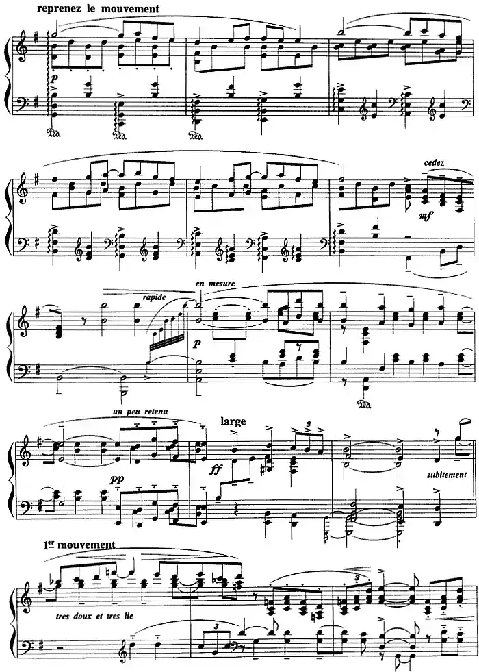 现代钢琴曲：13、帕凡舞曲