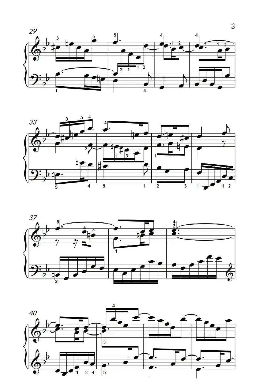 第七级1.三部创意曲 No.11(中央音乐学院 钢琴(业余)考级教程 7-9级)