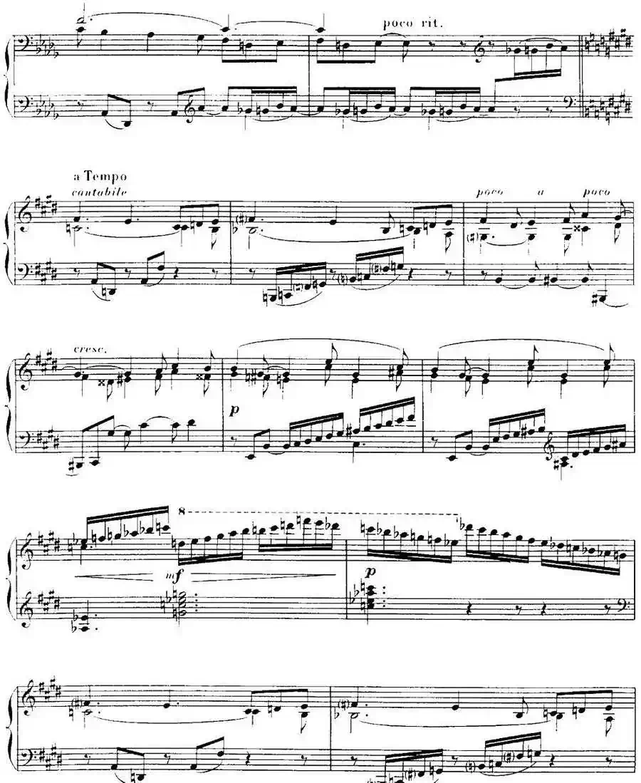 福雷13首船歌：Barcarolle No·8 in D-flat, Op·96