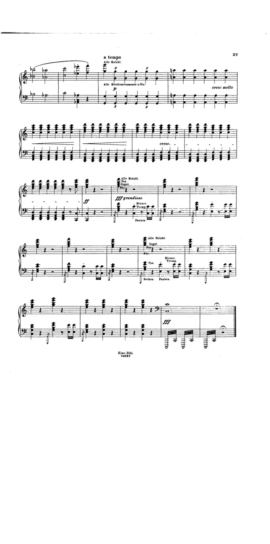 Die Hunnenschlacht S·105 - Solo Piano（匈奴之战·钢琴独奏版）