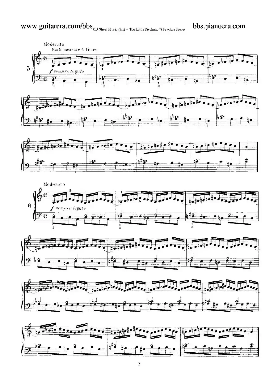 48 Practice Pieces（四十八首钢琴练习曲）
