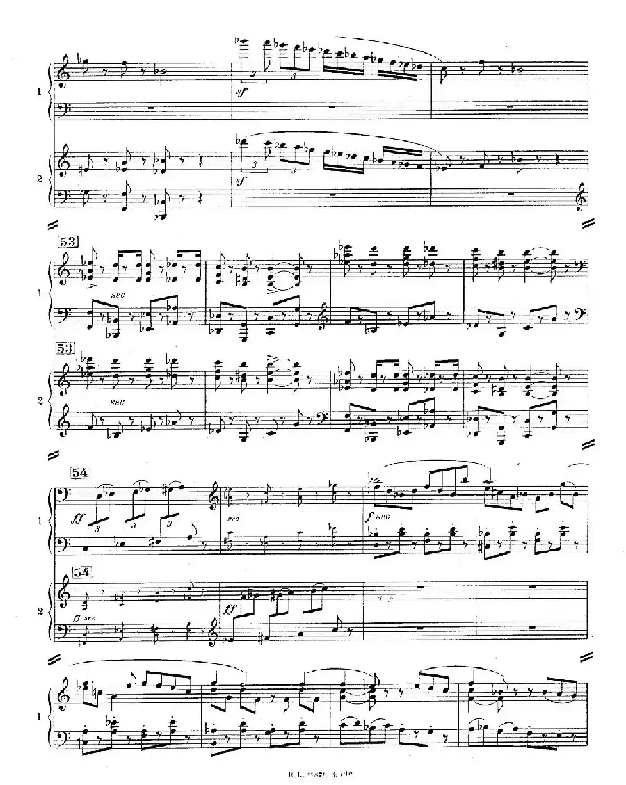 Concerto for 2 Pianos in d Minor（d小调双钢琴协奏曲· 第三乐章）