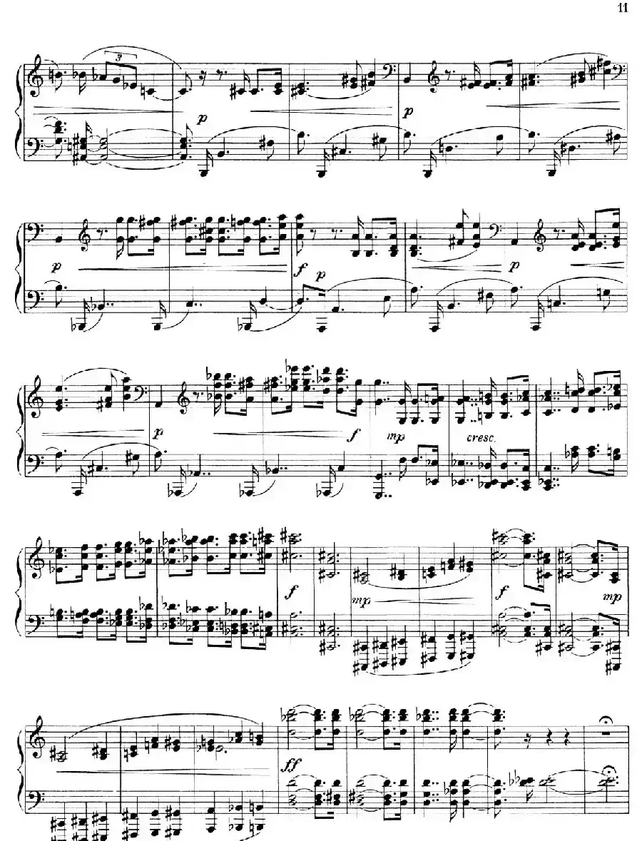 Piano Sonata No.1（第一钢琴奏鸣曲·Ⅲ）