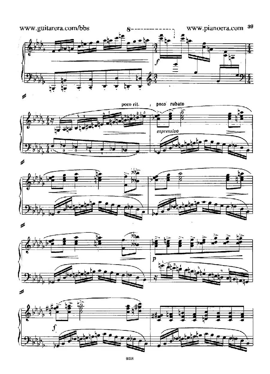 Piano Concerto in D-flat Major Op.37（降D大调钢琴协奏曲·Ⅰ·双钢琴）