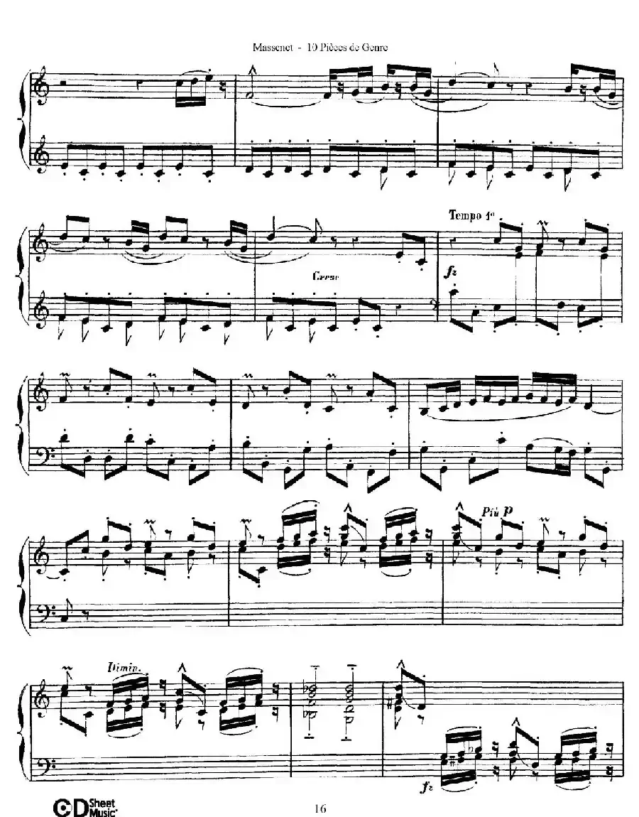 Dix Pièces de Genre Op.10（10首个性小品·Ⅳ）