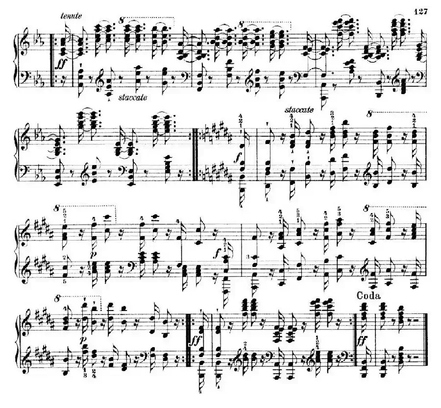 School of the Virtuoso Op.365（60首钢琴高级练习曲·55）