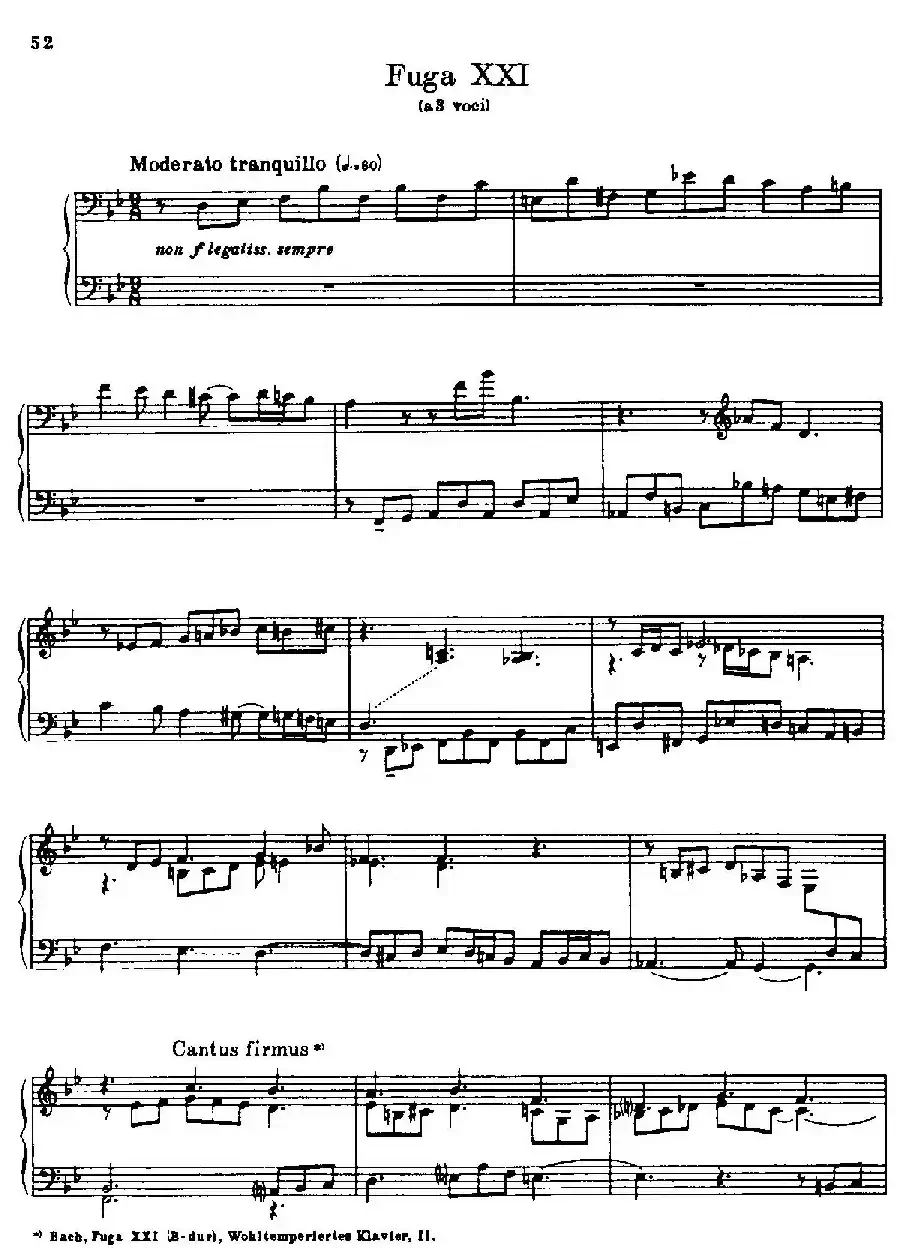 24 Preludes and Fugues Part.2 Op.45（24首前奏曲与赋格·第二部分·21）