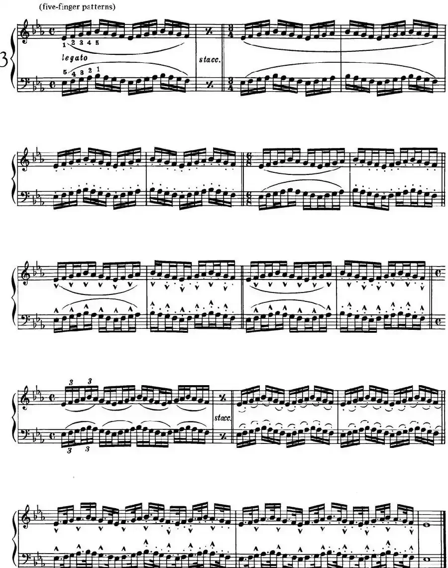 Technical Exercises S.146（李斯特钢琴技巧练习 BOOKⅠ）