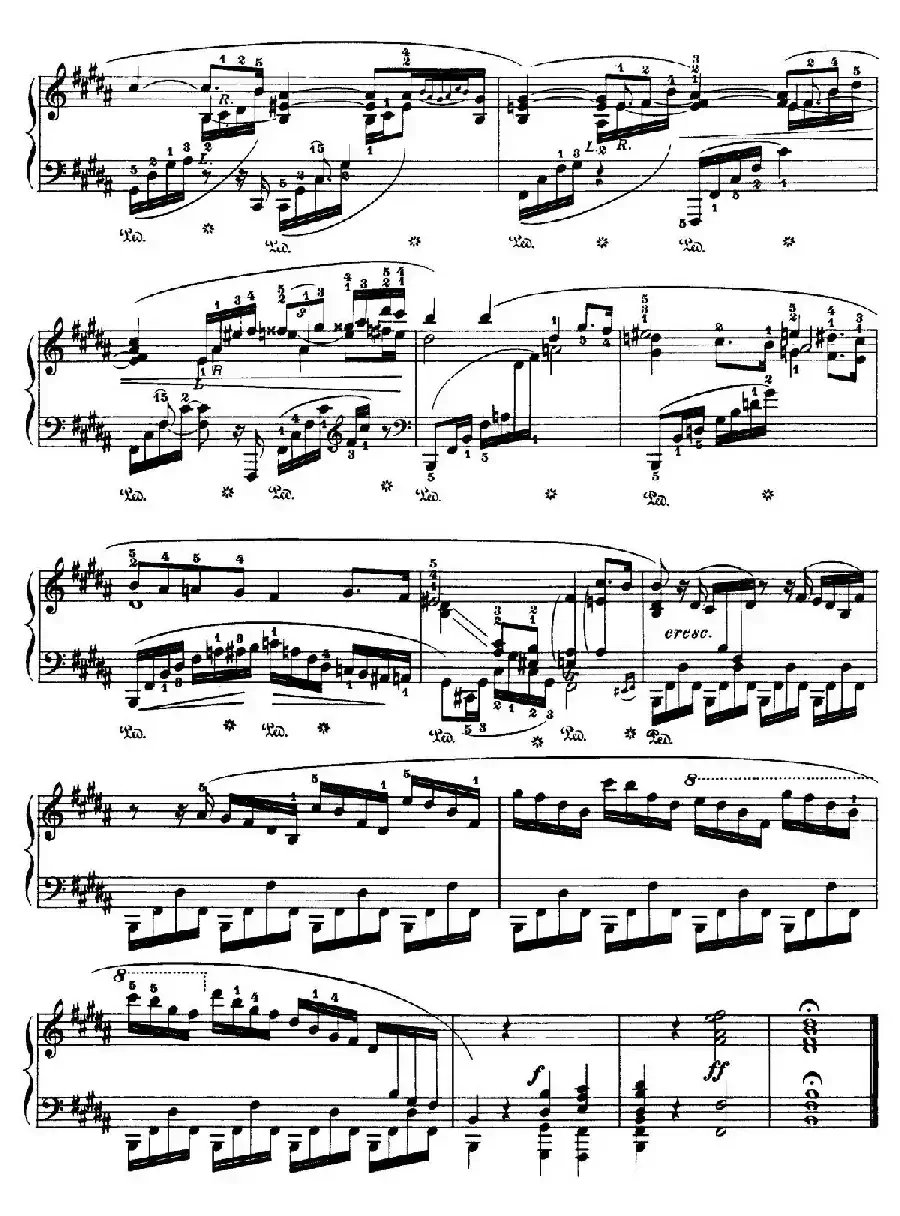 Piano Sonata No.3 in b Minor Op.58（b小调第三钢琴奏鸣曲·第一乐章）