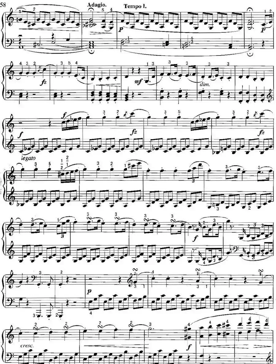 不可不弹的世界钢琴名曲：奏鸣曲（C大调）