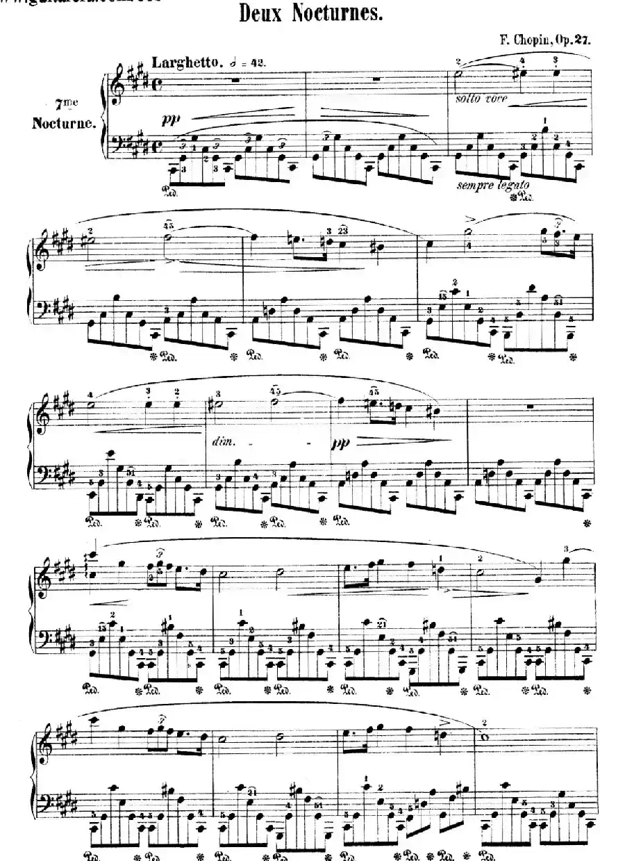 Deux Nocturnes Op.27（2首夜曲·1）