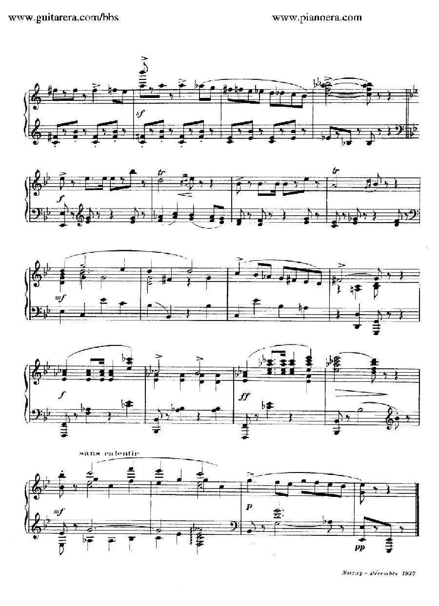 15 Improvisations（15首即兴曲·Ⅵ）