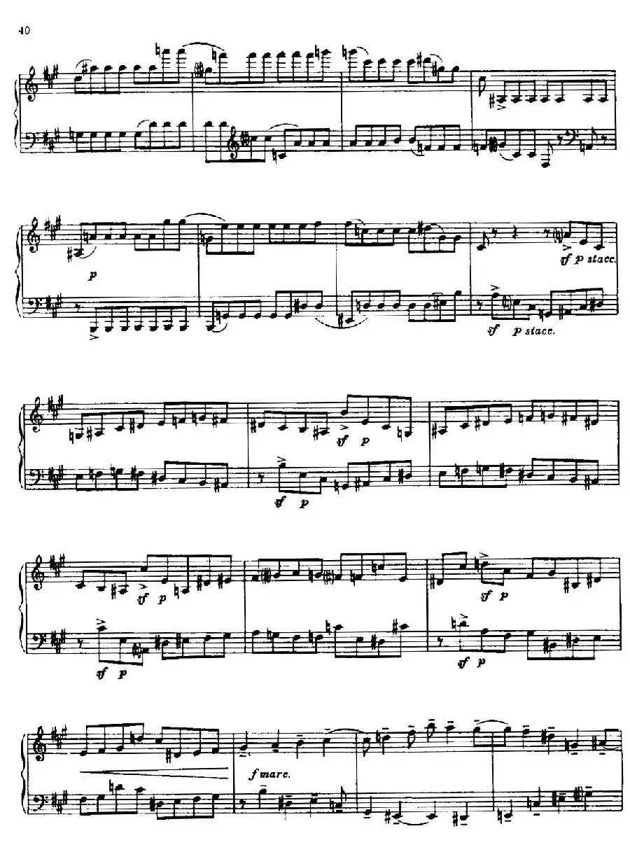 24 Preludes and Fugues Part.1 Op.45（24首前奏曲与赋格·第一部分·7）