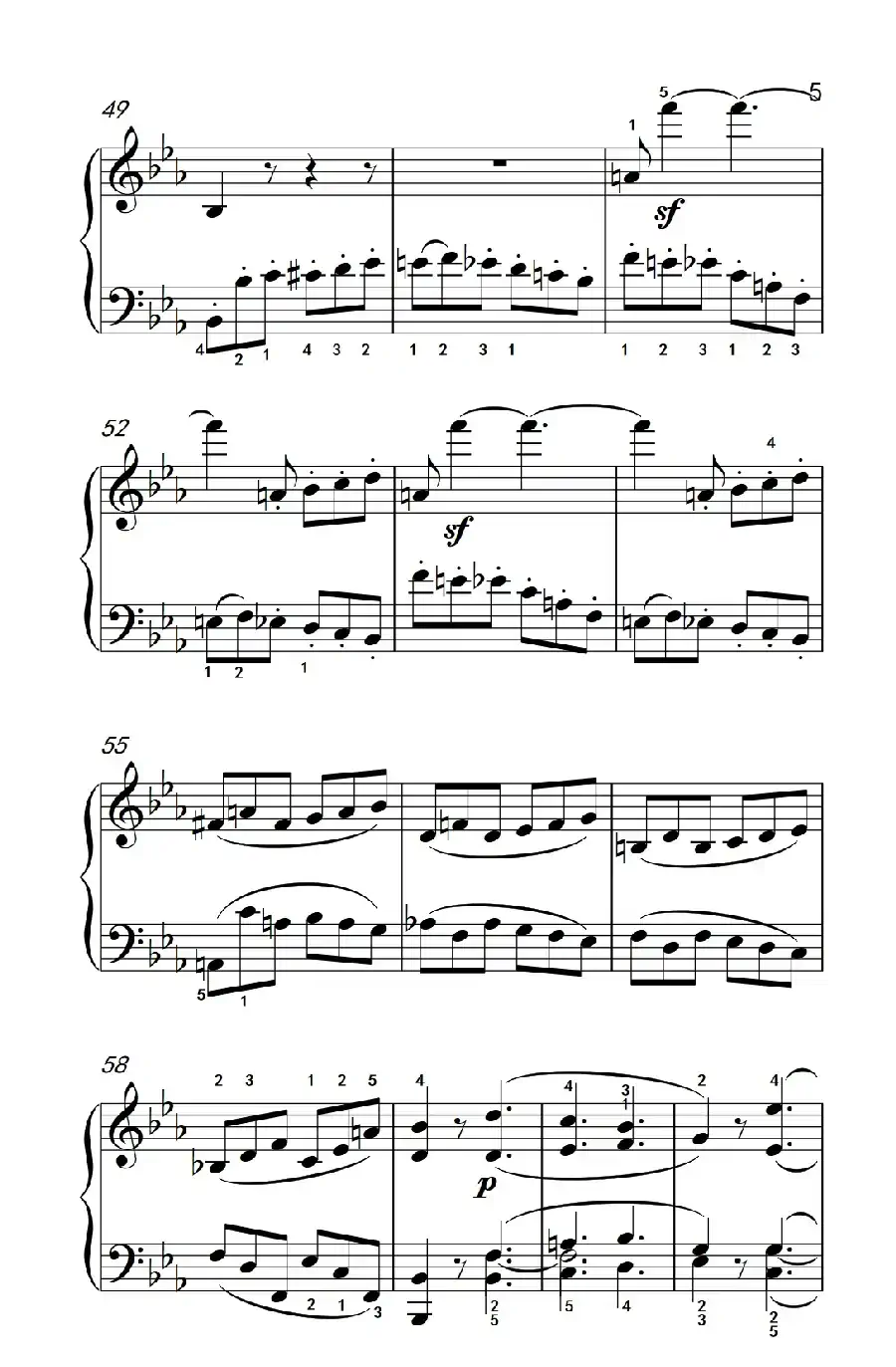 奏鸣曲 Opus 7 第一乐章(贝多芬奏鸣曲集 2)