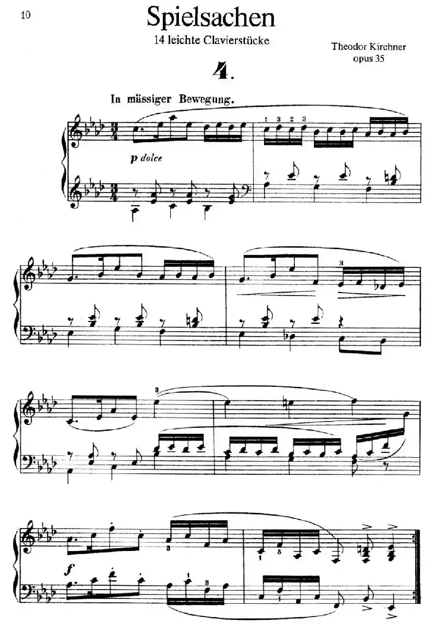 Spielsachen Op.35（玩具·4）
