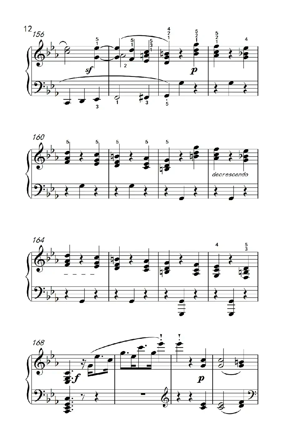 奏鸣曲 Opus 10 Nr.1 第一乐章(贝多芬奏鸣曲集 2)