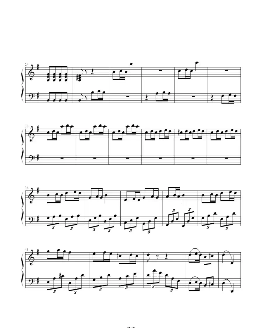 第25奏鸣曲第三乐章