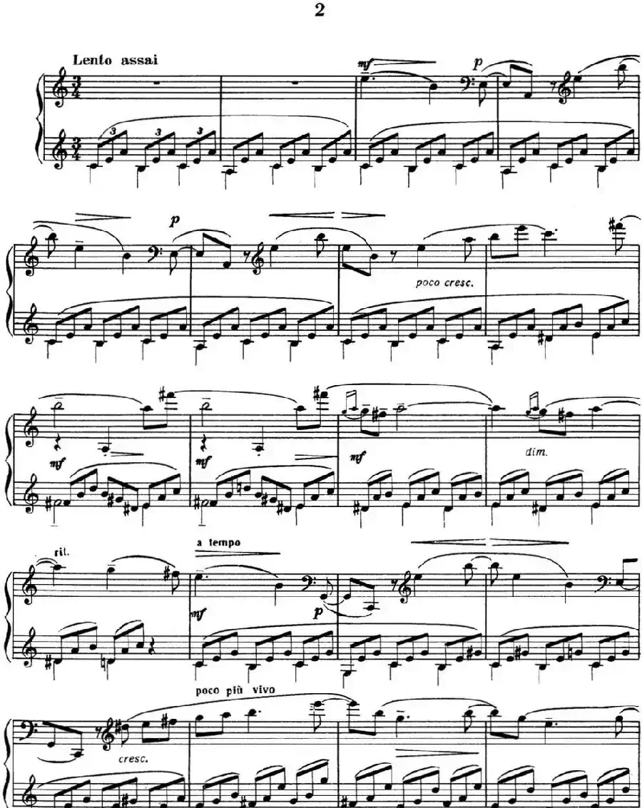 拉赫玛尼诺夫 音画练习曲10或11 Etudes tableaux Op.39 No.2