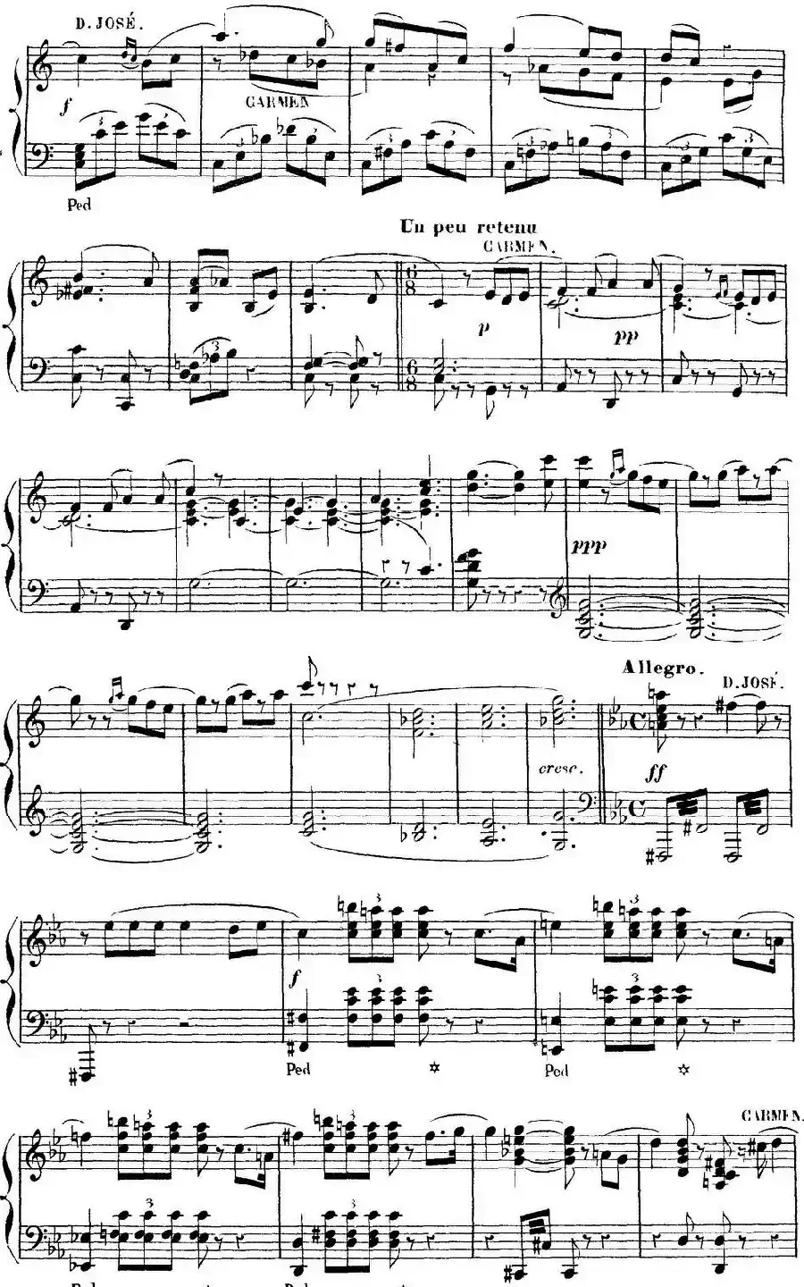 Carmen for Solo Piano（卡门全剧钢琴独奏版）（No.16）