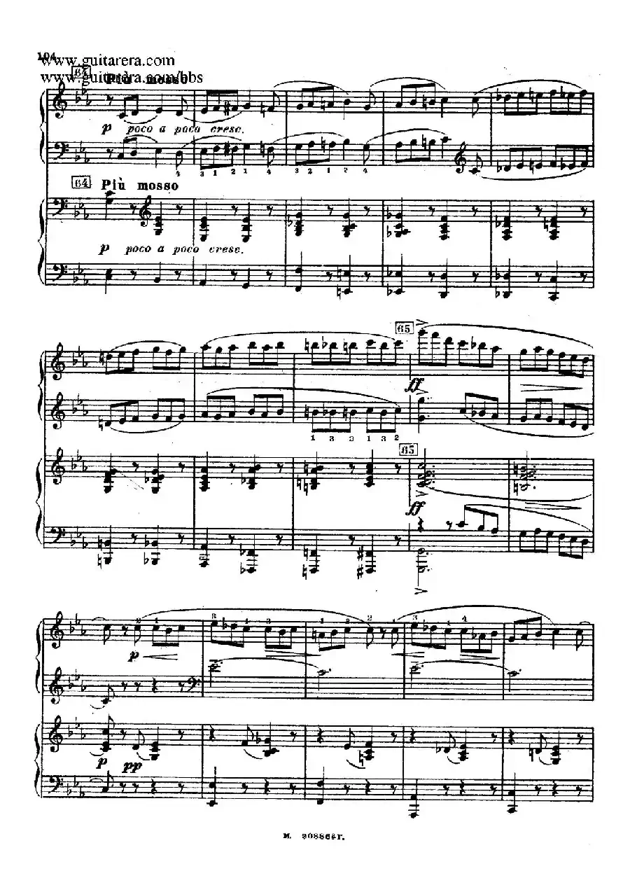第二双钢琴组曲 Suite for Two Pianos No.2 Op.17（4. 塔兰泰拉舞曲 Tarantella）
