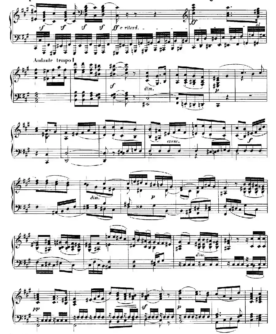Fantasy in f-Sharp Minor Op.28（升f小调幻想曲）