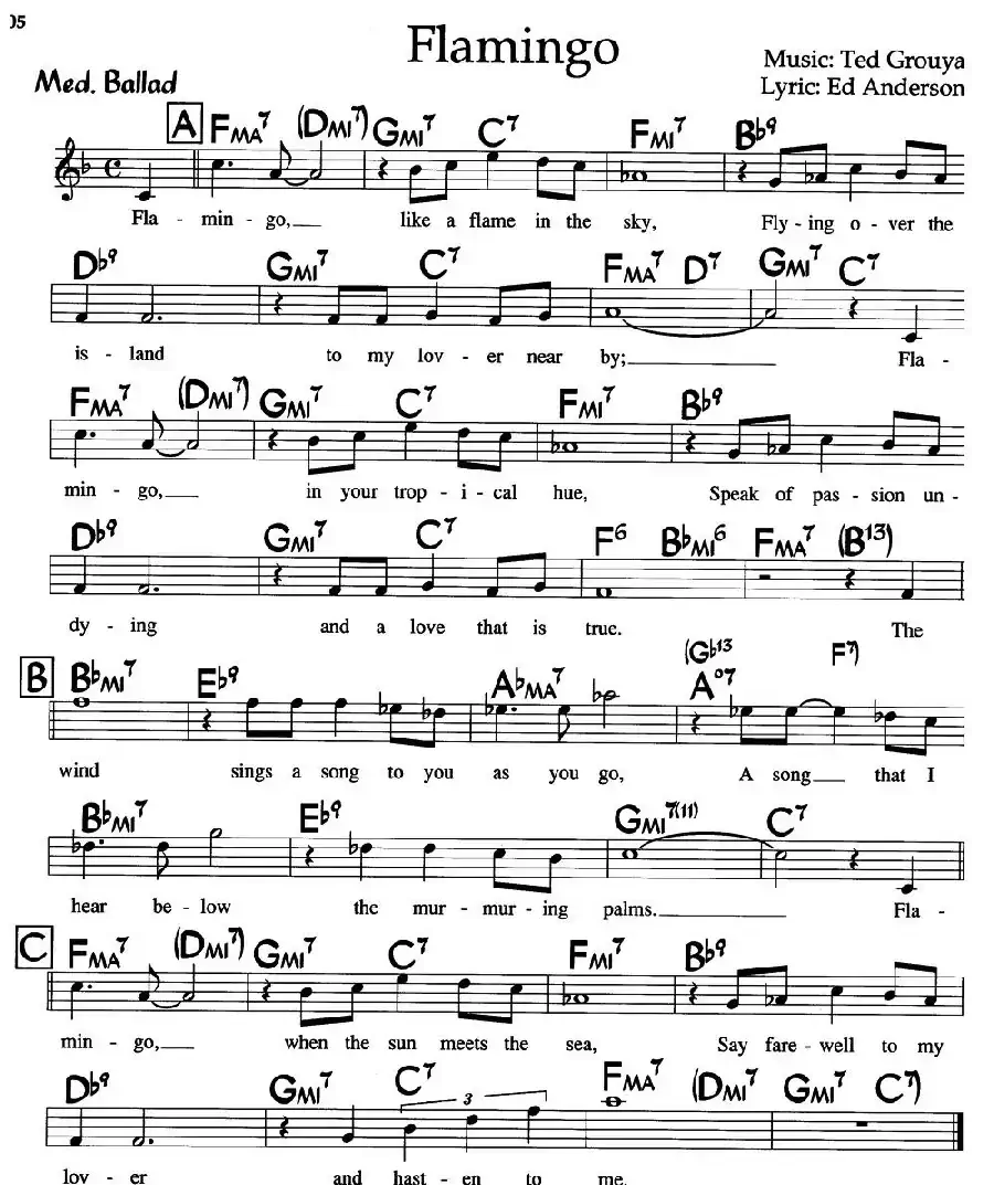 Flamingo(火烈鸟)(爵士钢琴曲)