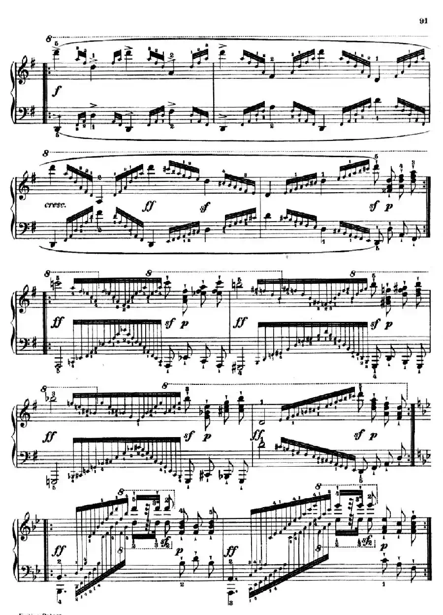 School of the Virtuoso Op.365（60首钢琴高级练习曲·39）