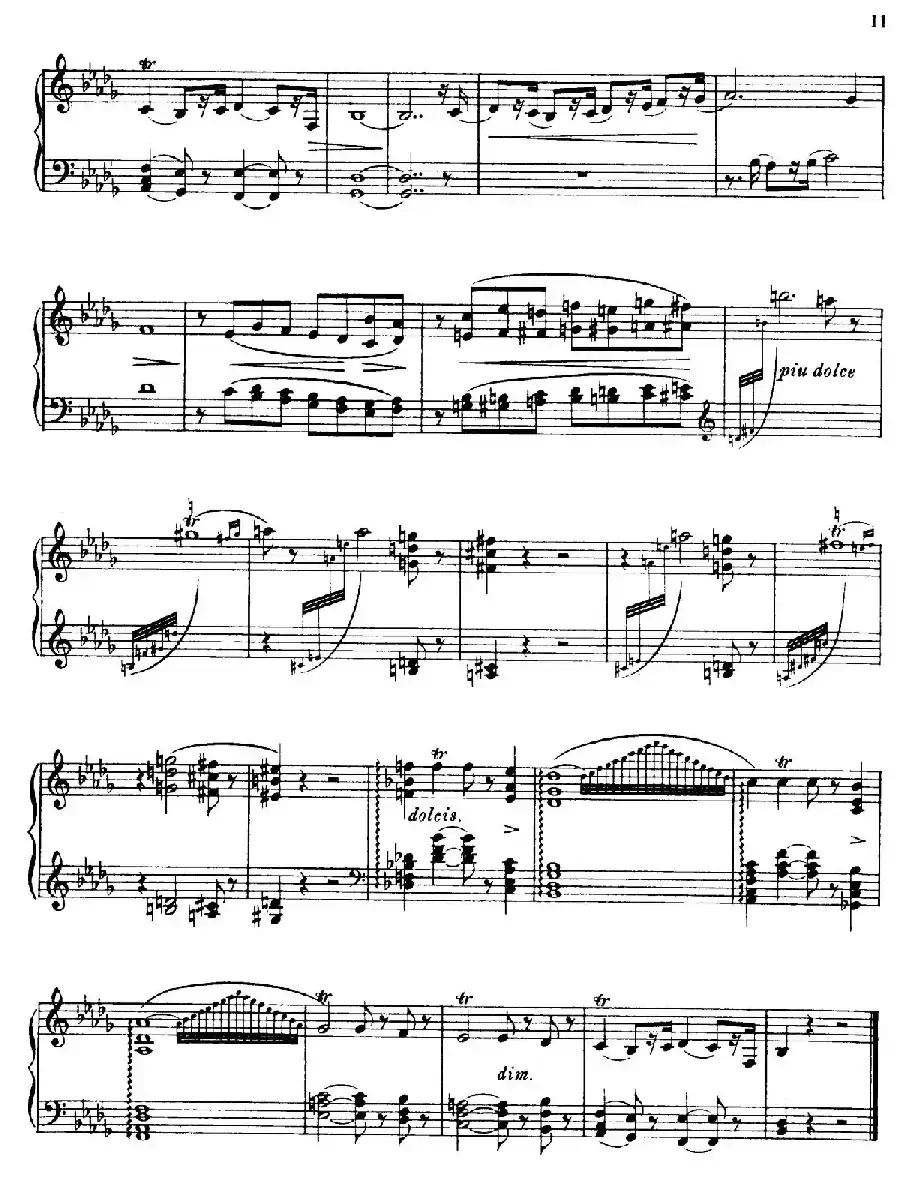 The Flowers（花之组曲）（Op.85.Nr.3-鸢尾）