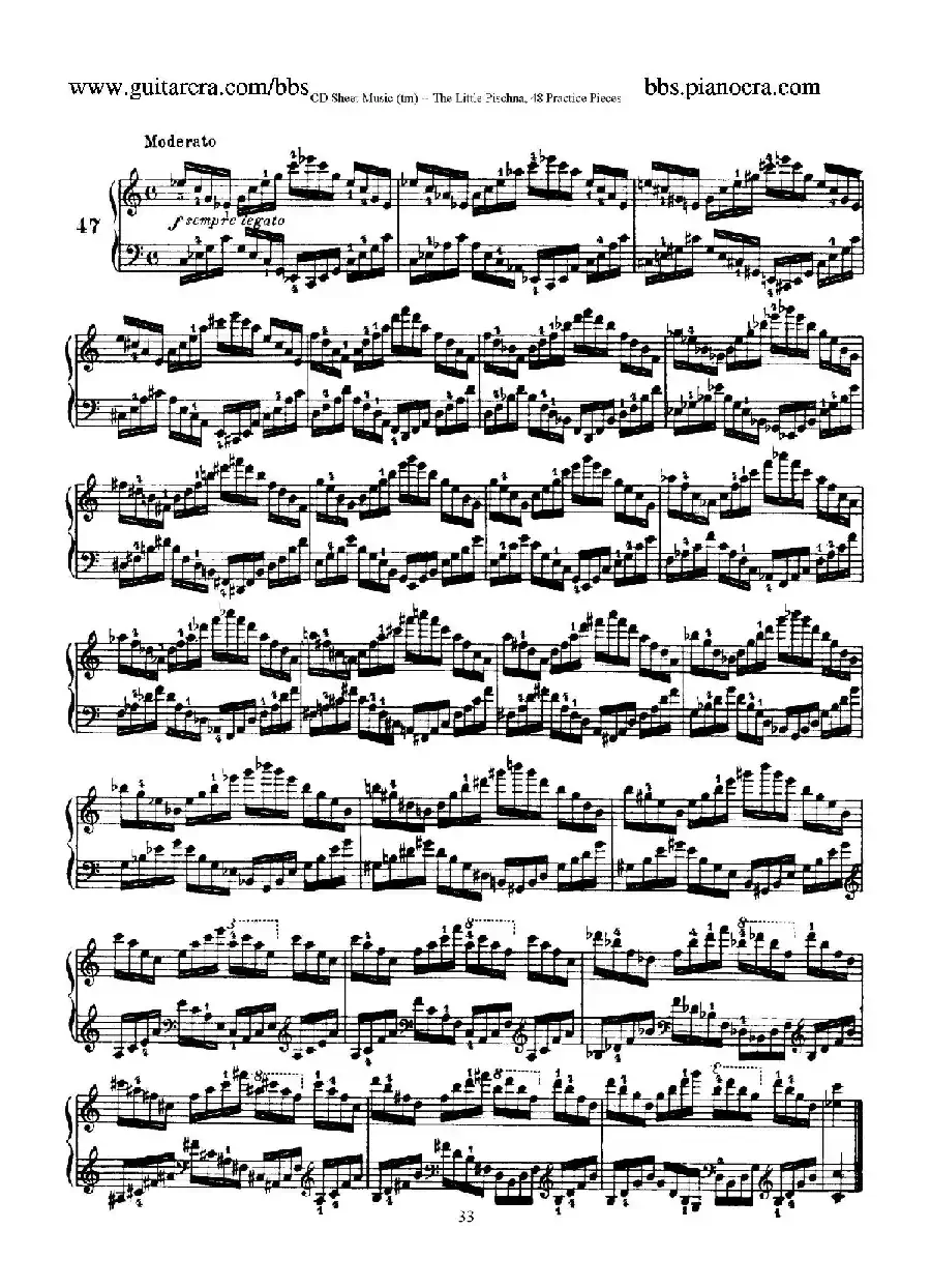 48 Practice Pieces（四十八首钢琴练习曲）