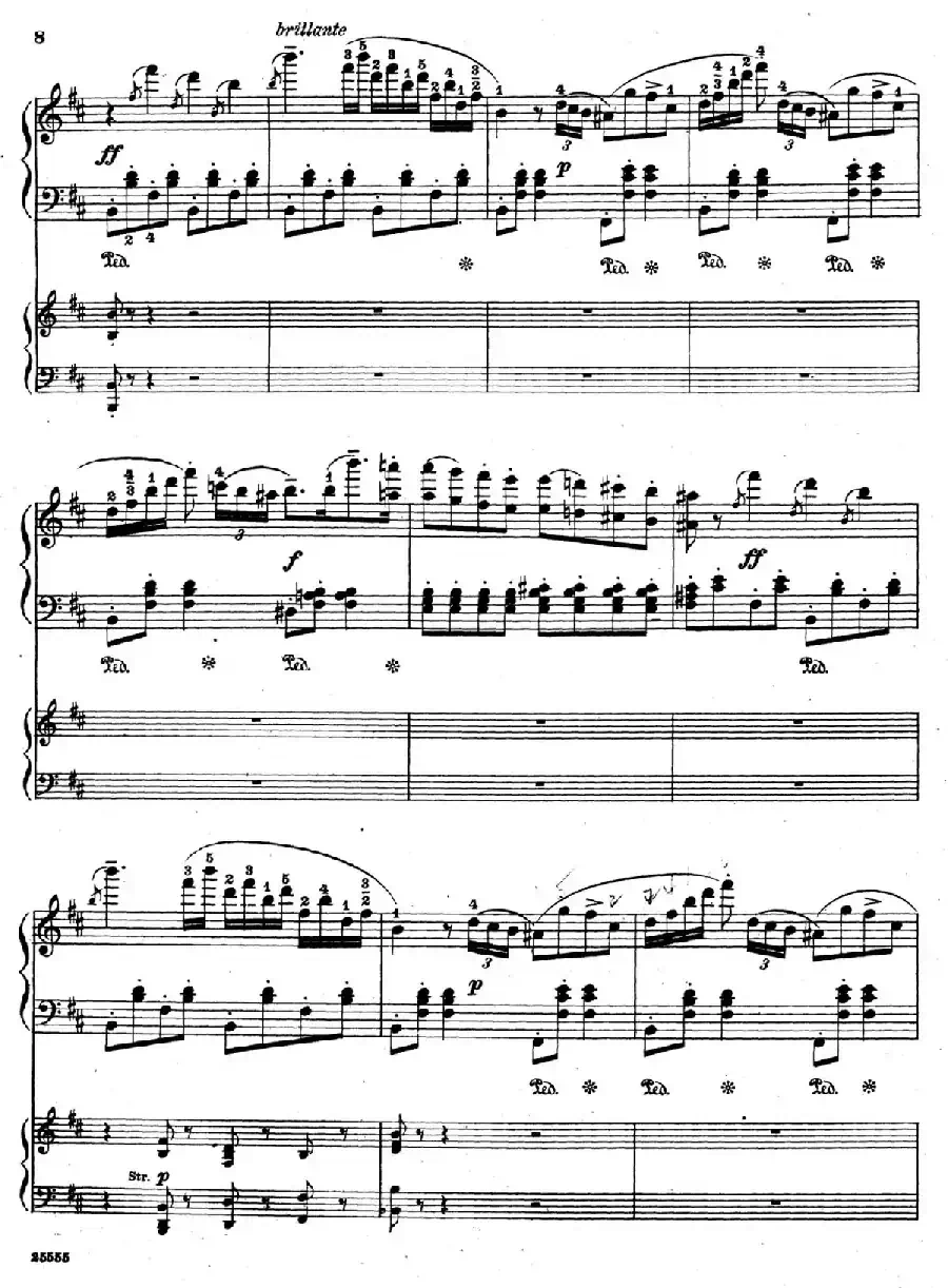 Capriccio Brillante in B Major Op.22（B大调华丽随想曲·双钢琴）