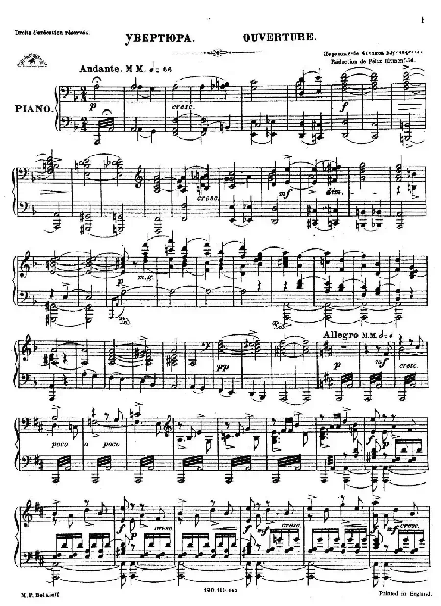 Overture from Prince Igor（歌剧《伊戈尔王子》序曲）