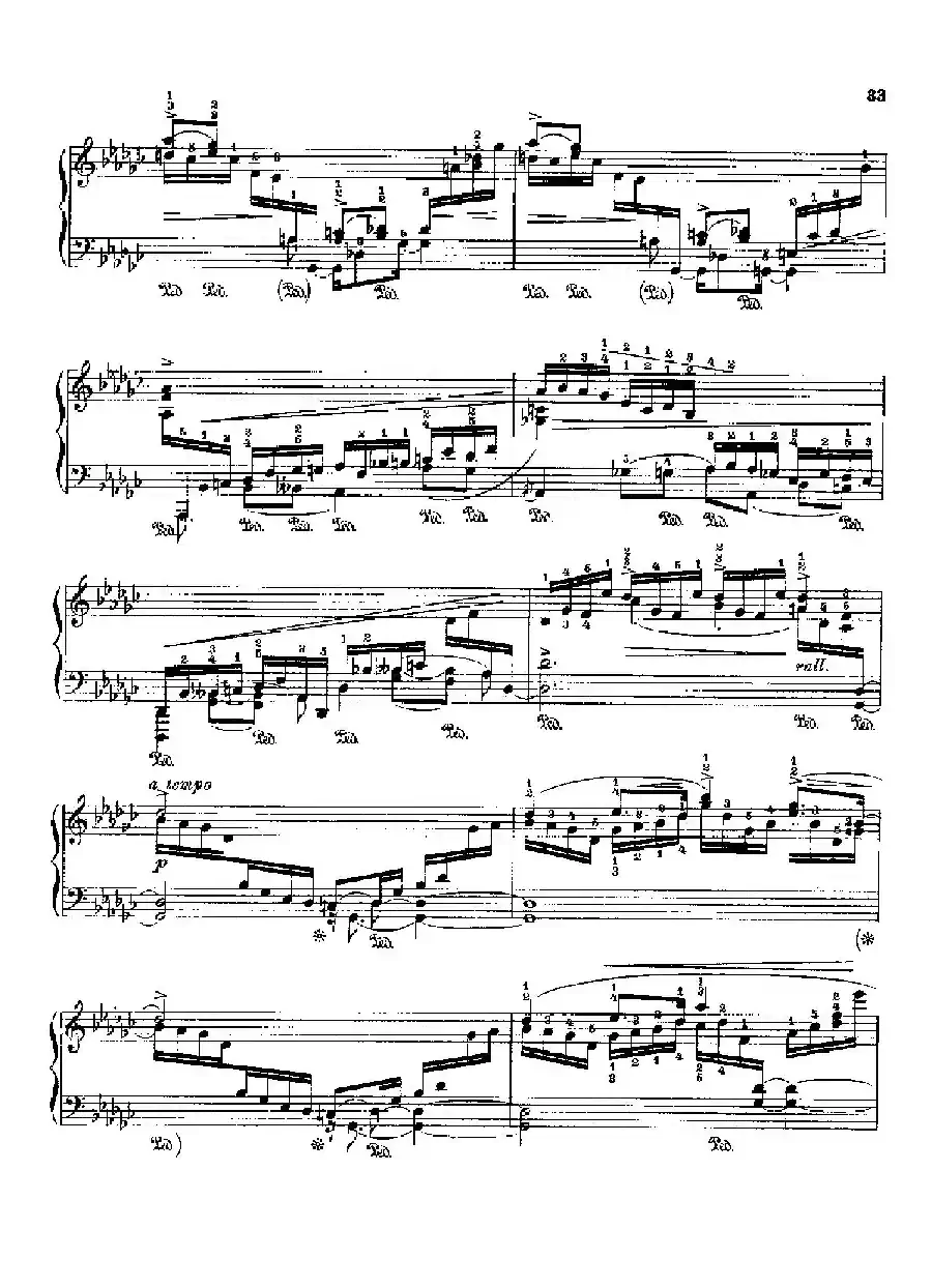 53首以肖邦练习曲为素材而作的练习曲（No.16A）