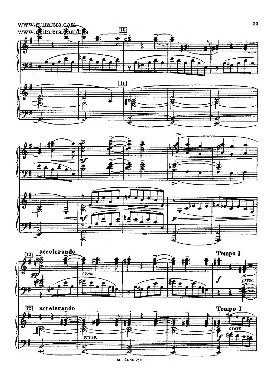 第二双钢琴组曲 Suite for Two Pianos No.2 Op.17（2. 圆舞曲 Valse）
