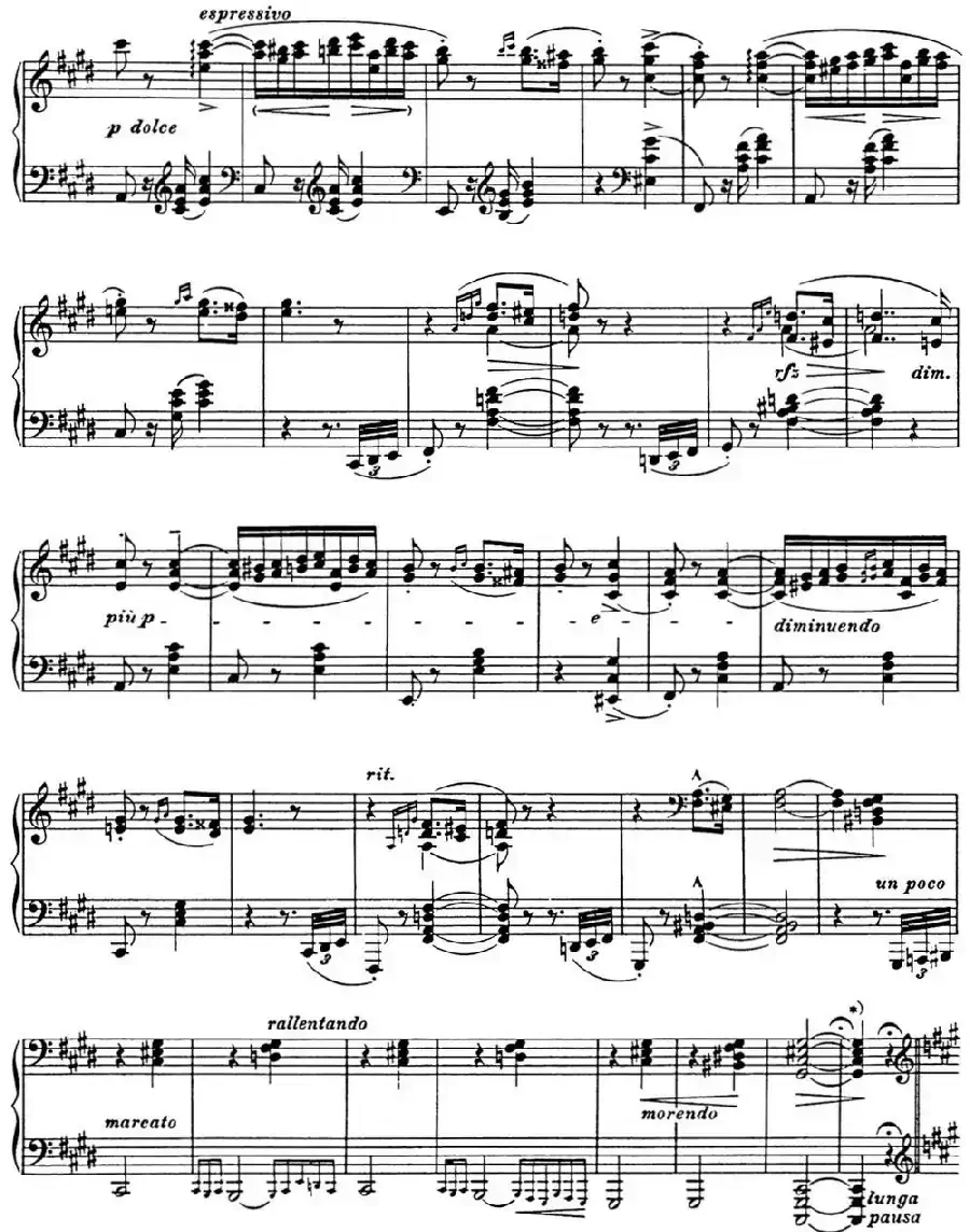 李斯特 匈牙利狂想曲 Hungarian Rhapsodies S.244 No.2