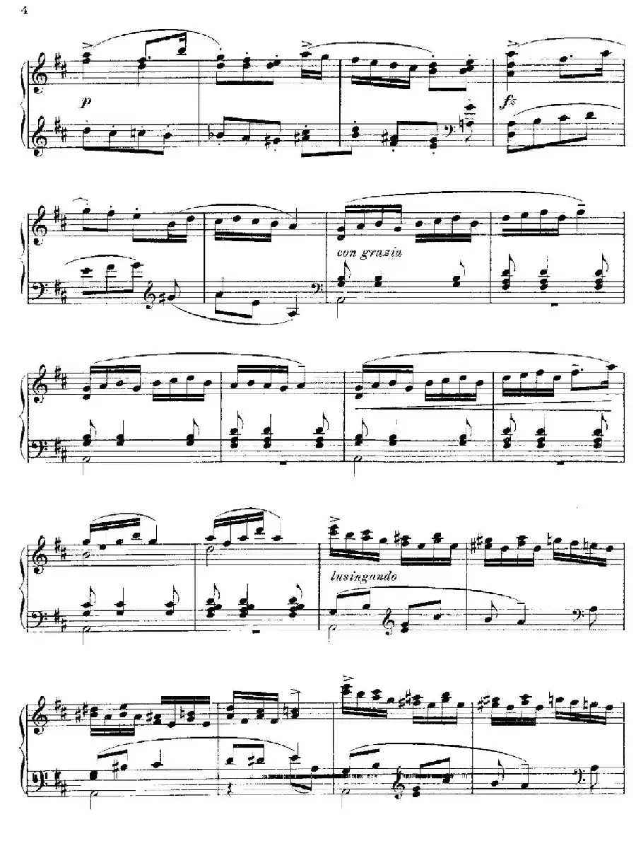 4 Sketches Op.35（4首素描·4）