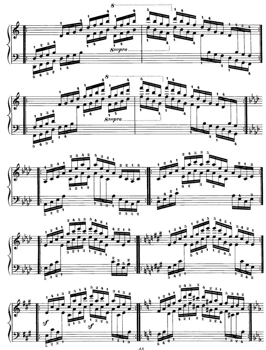 Czerny - 40 Daily Exerci Op.337（31—35）（40首日常训练曲）