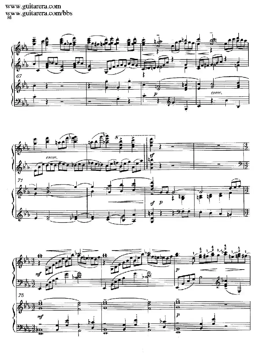 c小调第二钢琴协奏曲 Op.18（双钢琴·第三乐章）