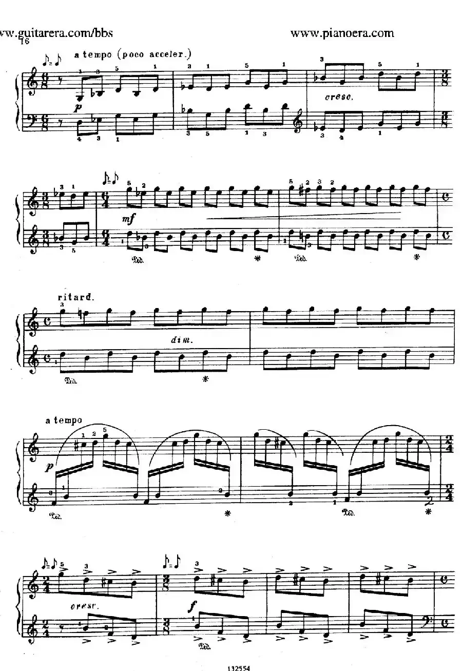 Piano Sonatina in C Major Op.93（C大调钢琴小奏鸣曲·第三乐章）