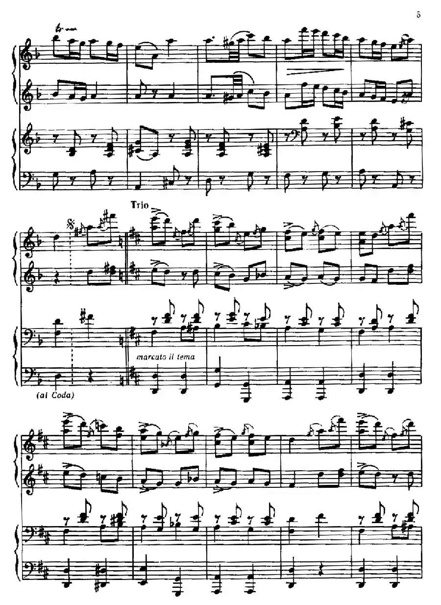 Polka in d Minor（d小调波尔卡·四手联弹）